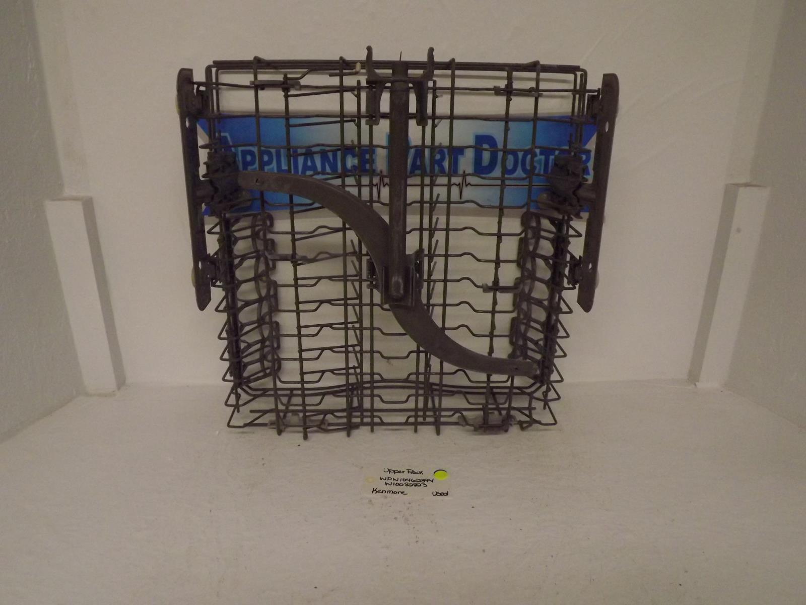 Kenmore Dishwasher WPW10462394 W10082823 Upper Rack Used Kenmore Dishwasher WPW10462394 W10082823 Upper Rack Used